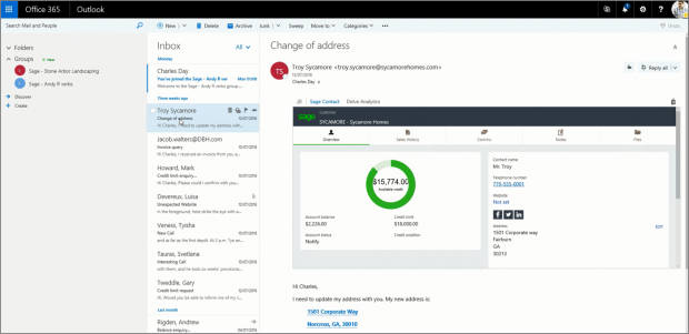 Die Benutzeroberfläche von Sage 50c (Bild: Sage)